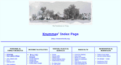 Desktop Screenshot of krummefamily.org